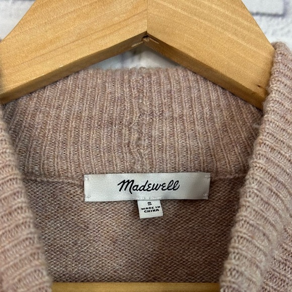 Madewell Redmond Mockneck Pocket Sweater in Colorblock size small - Picture 4 of 7